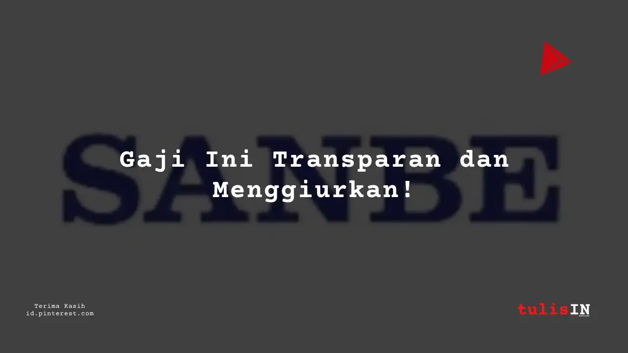 Berapa Gaji Production Supervisor PT Sanbe Farma Tahun 2023?
