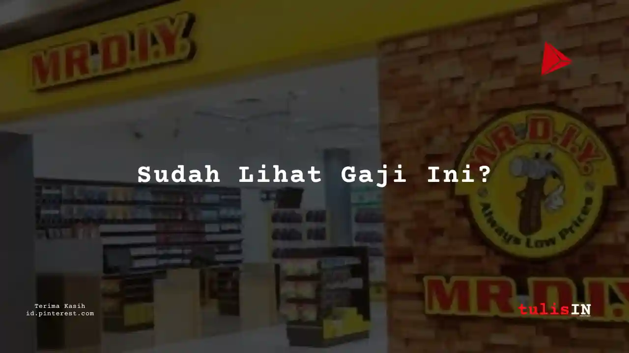 Berapa Gaji Supervisor Produksi PT Daya Intiguna Yasa Tbk (MR DIY) Tahun 2025?
