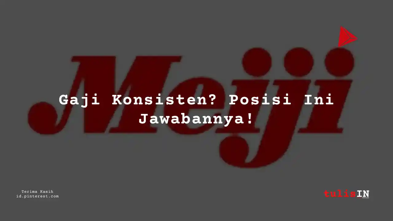 Berapa Gaji Teknisi PT Meiji Indonesian Pharmaceutical Industries Tahun 2024?