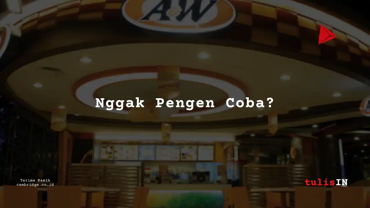 Berapa Gaji Training Coordinator A&W 2025?