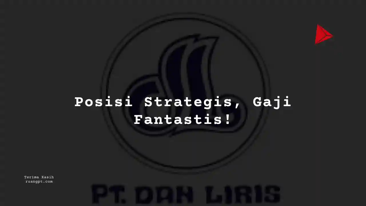 Berapa Gaji Warehouse Coordinator PT Dan Liris 2024?