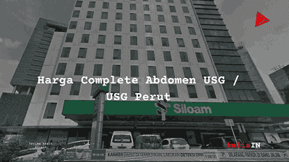 Berapa Harga Complete Abdomen USG / USG Perut?