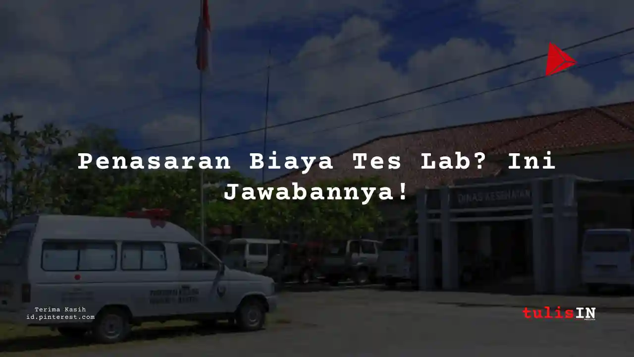 Berapa Harga Tes Hitung Jenis?