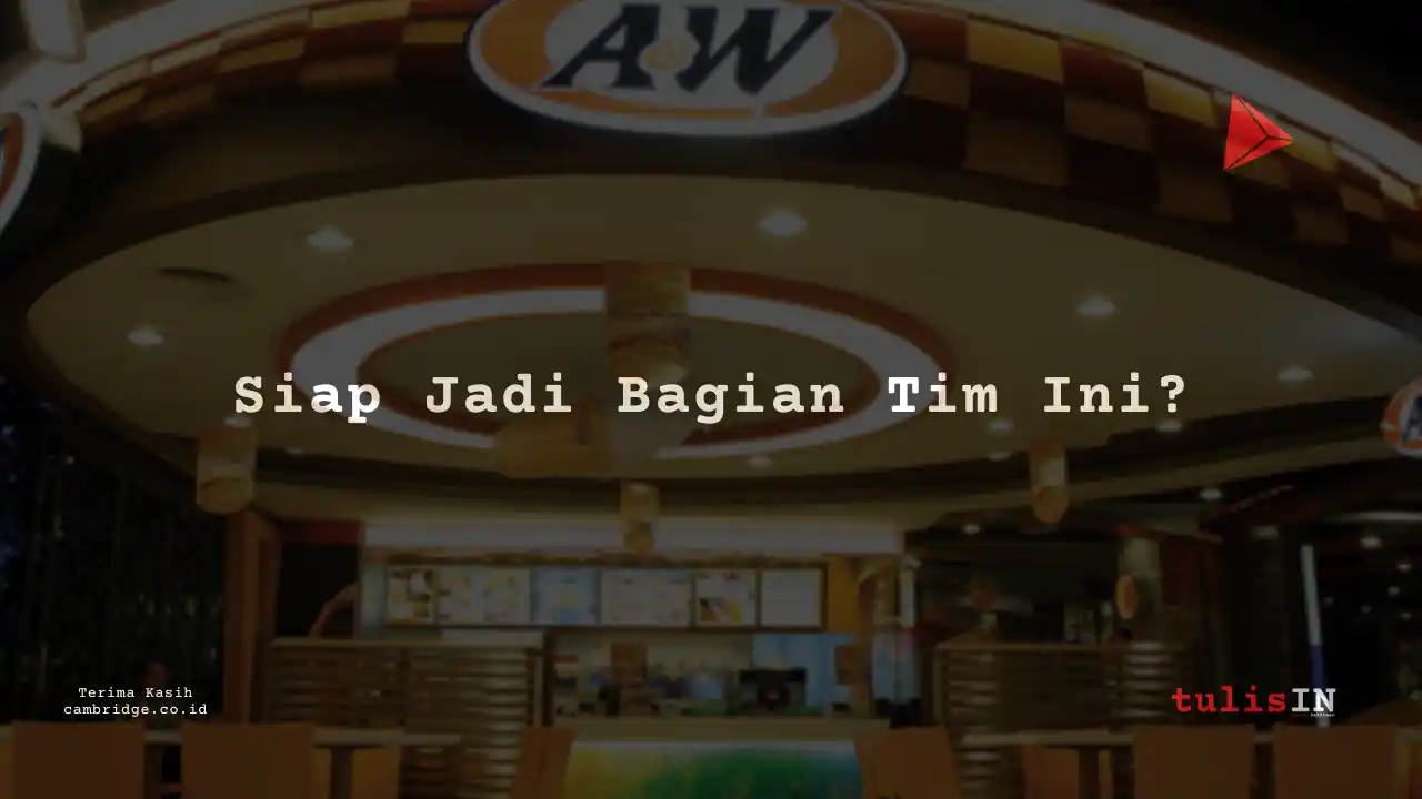 Berapa Gaji Accounting Staff A&W 2025?