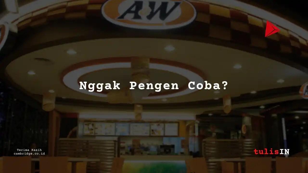 Berapa Gaji Asisten Manajer Restoran A&W 2025?