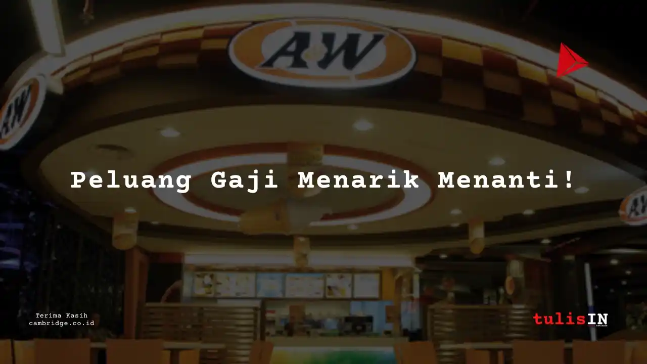 Berapa Gaji Graphic Designer A&W 2025?