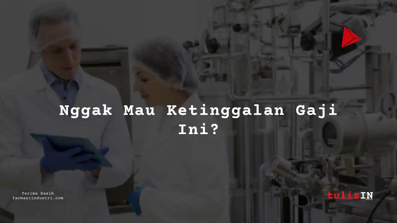 Berapa Gaji Production Supervisor PT Afiat Pharmaceutical Industries 2023?